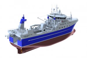 The two Nord Pilgrim trawlers being built at the PJSC Vyborg shipyard will be fitted with Wärtsilä propulsion systems - @ Fiskerforum