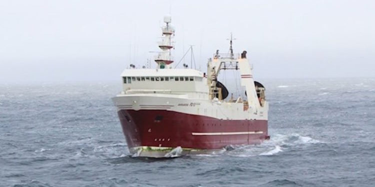 Akraberg caught 900 tonnes in 14 days in the Barents Sea - @ Fiskerforum