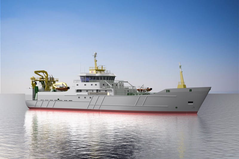 The new pelagic trawler for France Pélagique is expected to be delivered in December 2018 - @ Fiskerforum