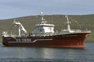 Samherji has agreed to sell Vilhelm Thorsteinsson to a Russian buyer. Image: Samherji - @ Fiskerforum